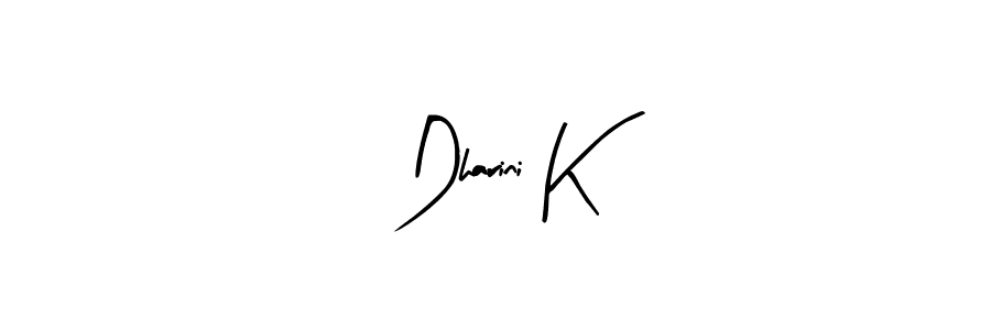 Design your own signature with our free online signature maker. With this signature software, you can create a handwritten (Arty Signature) signature for name Dharini K. Dharini K signature style 8 images and pictures png