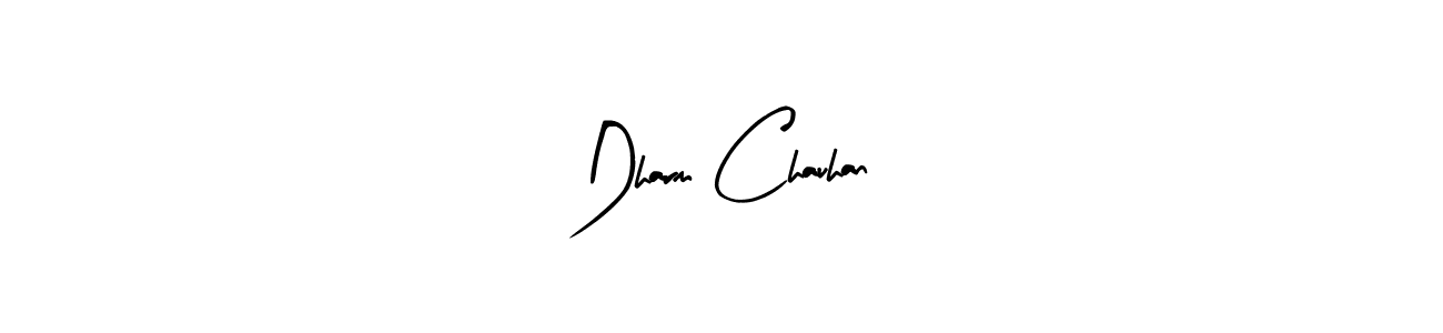 Make a beautiful signature design for name Dharm Chauhan. With this signature (Arty Signature) style, you can create a handwritten signature for free. Dharm Chauhan signature style 8 images and pictures png