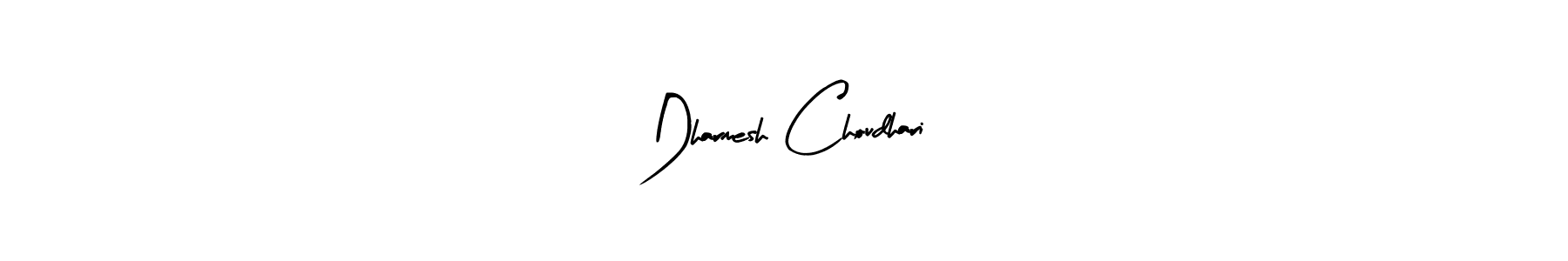 Design your own signature with our free online signature maker. With this signature software, you can create a handwritten (Arty Signature) signature for name Dharmesh Choudhari. Dharmesh Choudhari signature style 8 images and pictures png