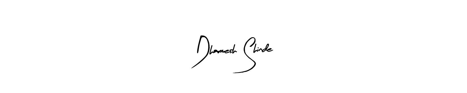 This is the best signature style for the Dharmesh Shinde name. Also you like these signature font (Arty Signature). Mix name signature. Dharmesh Shinde signature style 8 images and pictures png