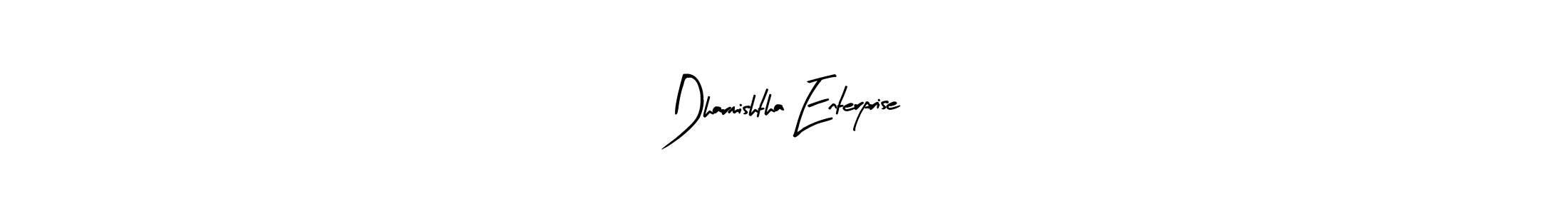 Design your own signature with our free online signature maker. With this signature software, you can create a handwritten (Arty Signature) signature for name Dharmishtha Enterprise. Dharmishtha Enterprise signature style 8 images and pictures png