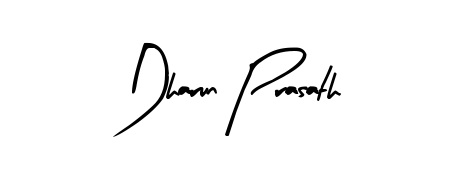 Personalize your online presence with Dharun Prasath signature rendered in elegant Arty Signature font. Great for website footers and blogs. Dharun Prasath signature style 8 images and pictures png
