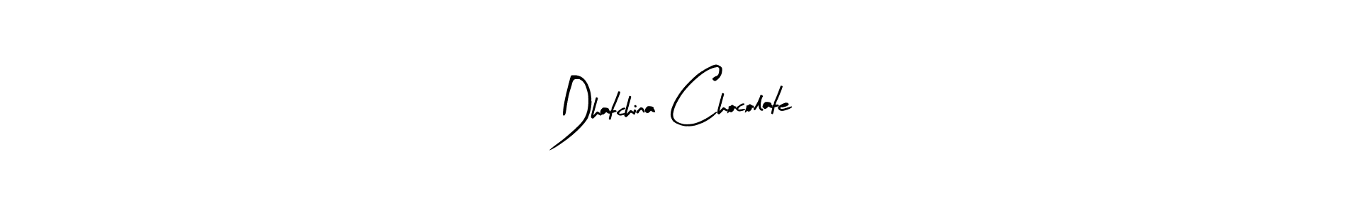 Dhatchina Chocolate stylish signature style. Best Handwritten Sign (Arty Signature) for my name. Handwritten Signature Collection Ideas for my name Dhatchina Chocolate. Dhatchina Chocolate signature style 8 images and pictures png