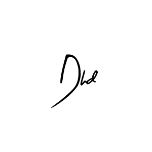 Dhd stylish signature style. Best Handwritten Sign (Arty Signature) for my name. Handwritten Signature Collection Ideas for my name Dhd. Dhd signature style 8 images and pictures png