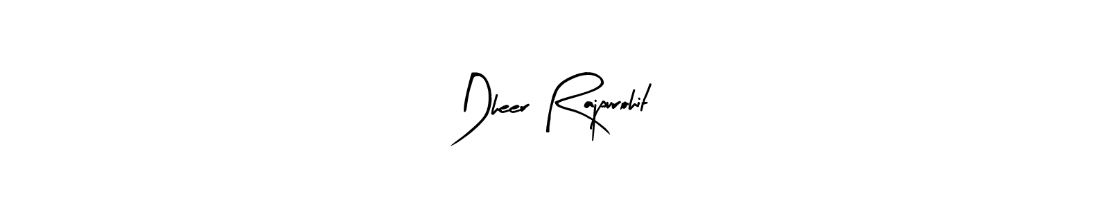 How to make Dheer Rajpurohit signature? Arty Signature is a professional autograph style. Create handwritten signature for Dheer Rajpurohit name. Dheer Rajpurohit signature style 8 images and pictures png