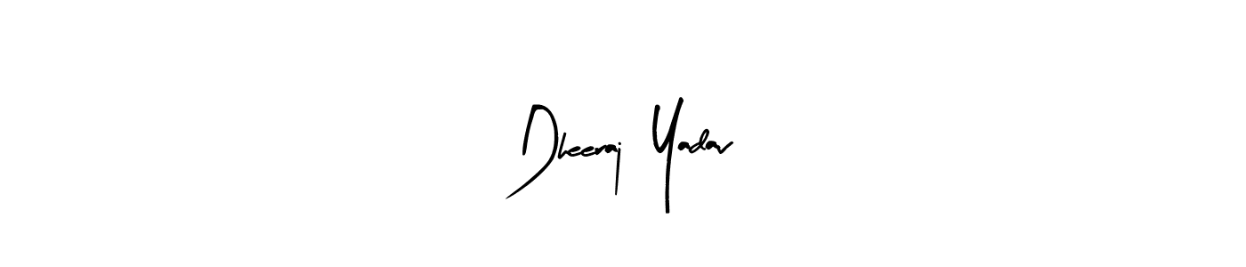 This is the best signature style for the Dheeraj  Yadav name. Also you like these signature font (Arty Signature). Mix name signature. Dheeraj  Yadav signature style 8 images and pictures png