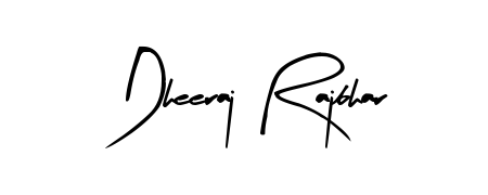 Arty Signature is a professional signature style that is perfect for those who want to add a touch of class to their signature. Get Dheeraj Rajbhar name fancy signature for free. Dheeraj Rajbhar signature style 8 images and pictures png