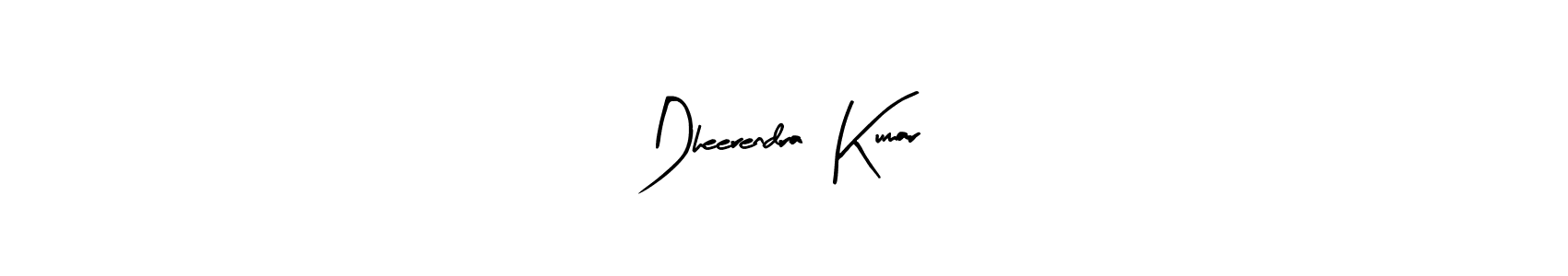 How to make Dheerendra  Kumar name signature. Use Arty Signature style for creating short signs online. This is the latest handwritten sign. Dheerendra  Kumar signature style 8 images and pictures png
