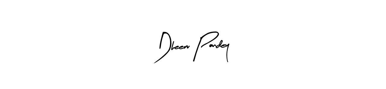 Design your own signature with our free online signature maker. With this signature software, you can create a handwritten (Arty Signature) signature for name Dheeru Pandey. Dheeru Pandey signature style 8 images and pictures png