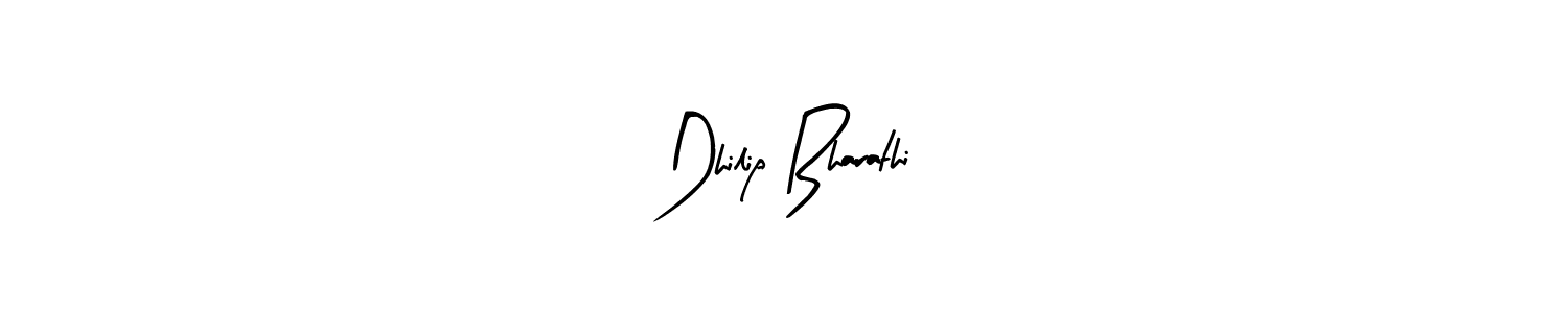 It looks lik you need a new signature style for name Dhilip Bharathi. Design unique handwritten (Arty Signature) signature with our free signature maker in just a few clicks. Dhilip Bharathi signature style 8 images and pictures png