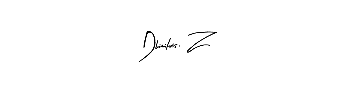 Similarly Arty Signature is the best handwritten signature design. Signature creator online .You can use it as an online autograph creator for name Dhimitris. Z. Dhimitris. Z signature style 8 images and pictures png
