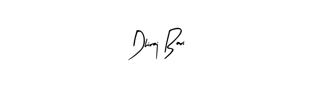 Also we have Dhiraj Bari name is the best signature style. Create professional handwritten signature collection using Arty Signature autograph style. Dhiraj Bari signature style 8 images and pictures png