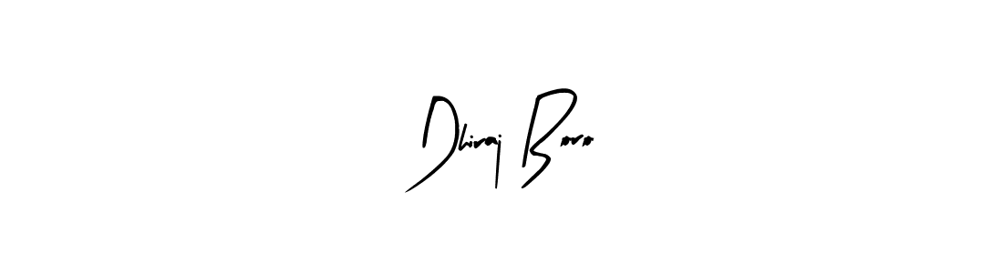 The best way (Arty Signature) to make a short signature is to pick only two or three words in your name. The name Dhiraj Boro include a total of six letters. For converting this name. Dhiraj Boro signature style 8 images and pictures png