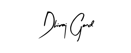 It looks like you need a new signature style for name Dhiraj Gond. Design unique handwritten (Arty Signature) signature with our free signature maker in just a few clicks. Dhiraj Gond signature style 8 images and pictures png