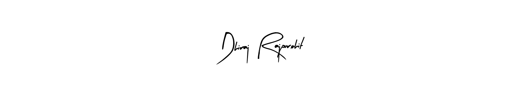 Dhiraj Rajpurohit stylish signature style. Best Handwritten Sign (Arty Signature) for my name. Handwritten Signature Collection Ideas for my name Dhiraj Rajpurohit. Dhiraj Rajpurohit signature style 8 images and pictures png