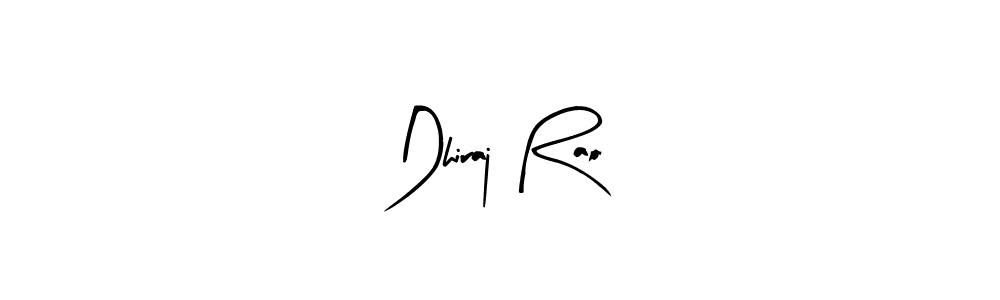 Make a beautiful signature design for name Dhiraj Rao. With this signature (Arty Signature) style, you can create a handwritten signature for free. Dhiraj Rao signature style 8 images and pictures png