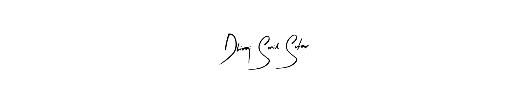 Use a signature maker to create a handwritten signature online. With this signature software, you can design (Arty Signature) your own signature for name Dhiraj Sunil Sutar. Dhiraj Sunil Sutar signature style 8 images and pictures png