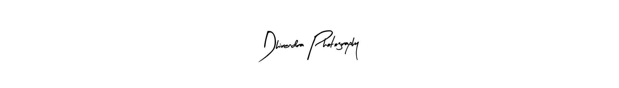 How to make Dhirendra Photography name signature. Use Arty Signature style for creating short signs online. This is the latest handwritten sign. Dhirendra Photography signature style 8 images and pictures png