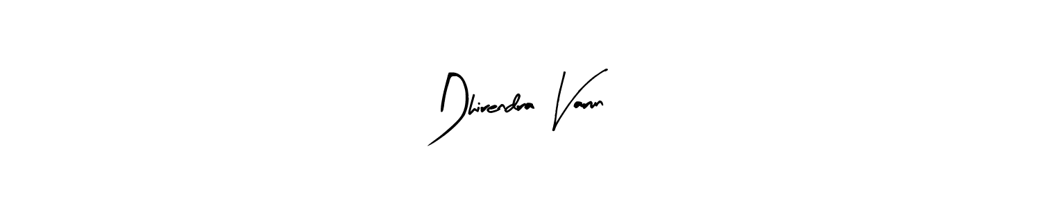 The best way (Arty Signature) to make a short signature is to pick only two or three words in your name. The name Dhirendra Varun include a total of six letters. For converting this name. Dhirendra Varun signature style 8 images and pictures png