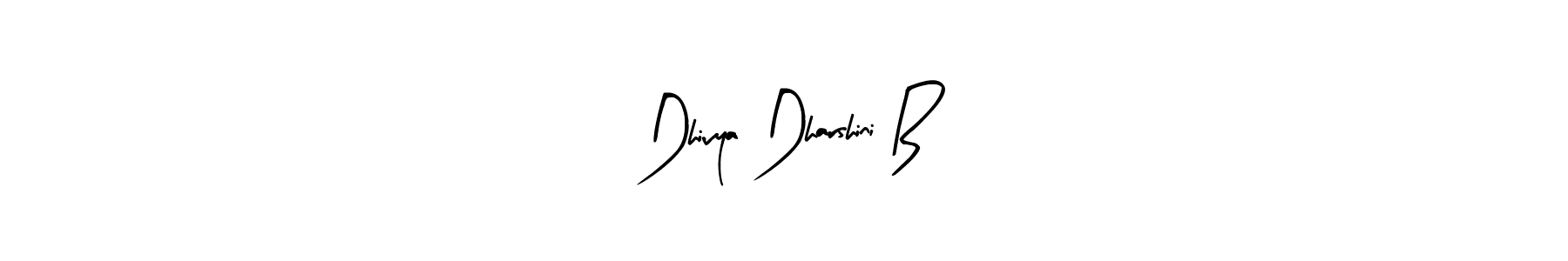 Dhivya Dharshini B stylish signature style. Best Handwritten Sign (Arty Signature) for my name. Handwritten Signature Collection Ideas for my name Dhivya Dharshini B. Dhivya Dharshini B signature style 8 images and pictures png