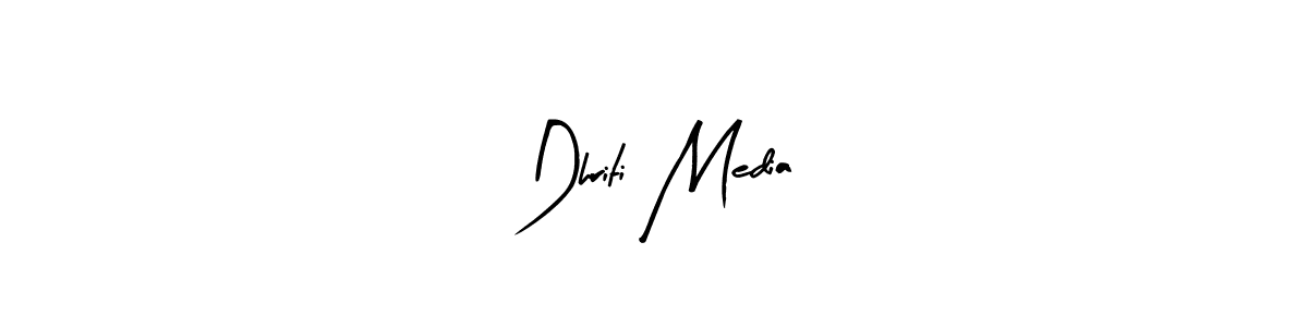 See photos of Dhriti Media official signature by Spectra . Check more albums & portfolios. Read reviews & check more about Arty Signature font. Dhriti Media signature style 8 images and pictures png
