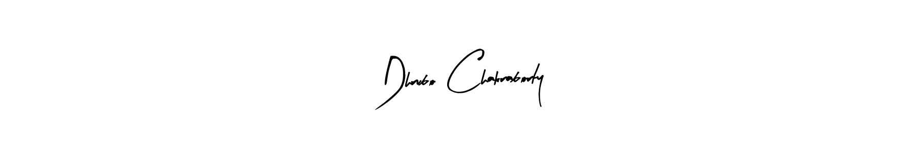 Make a beautiful signature design for name Dhrubo Chakraborty. With this signature (Arty Signature) style, you can create a handwritten signature for free. Dhrubo Chakraborty signature style 8 images and pictures png