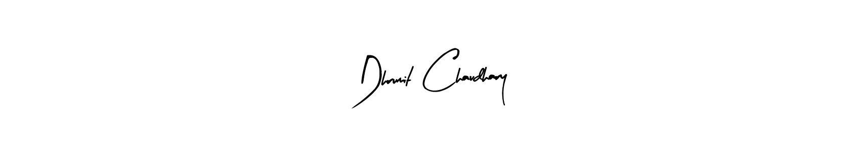 Similarly Arty Signature is the best handwritten signature design. Signature creator online .You can use it as an online autograph creator for name Dhrumit Chaudhary. Dhrumit Chaudhary signature style 8 images and pictures png