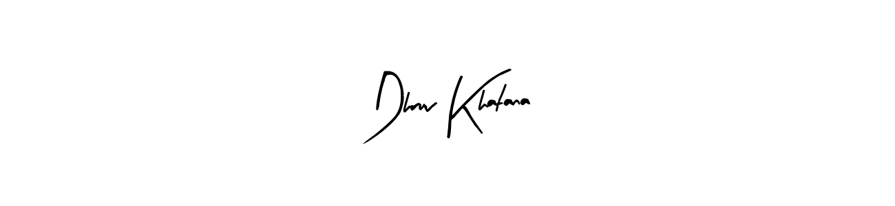 Create a beautiful signature design for name Dhruv Khatana. With this signature (Arty Signature) fonts, you can make a handwritten signature for free. Dhruv Khatana signature style 8 images and pictures png