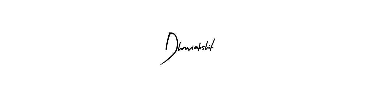 Design your own signature with our free online signature maker. With this signature software, you can create a handwritten (Arty Signature) signature for name Dhruviakshit. Dhruviakshit signature style 8 images and pictures png