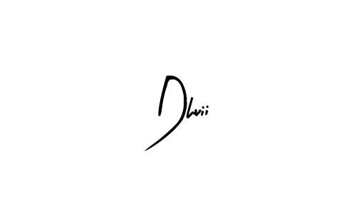 You should practise on your own different ways (Arty Signature) to write your name (Dhuii) in signature. don't let someone else do it for you. Dhuii signature style 8 images and pictures png