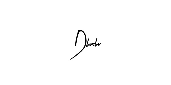 Make a beautiful signature design for name Dhushu. With this signature (Arty Signature) style, you can create a handwritten signature for free. Dhushu signature style 8 images and pictures png