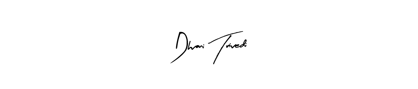 if you are searching for the best signature style for your name Dhvani Trivedi. so please give up your signature search. here we have designed multiple signature styles  using Arty Signature. Dhvani Trivedi signature style 8 images and pictures png