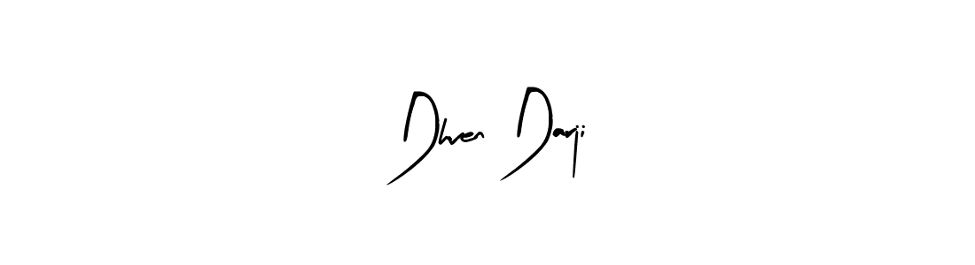 You should practise on your own different ways (Arty Signature) to write your name (Dhven Darji) in signature. don't let someone else do it for you. Dhven Darji signature style 8 images and pictures png