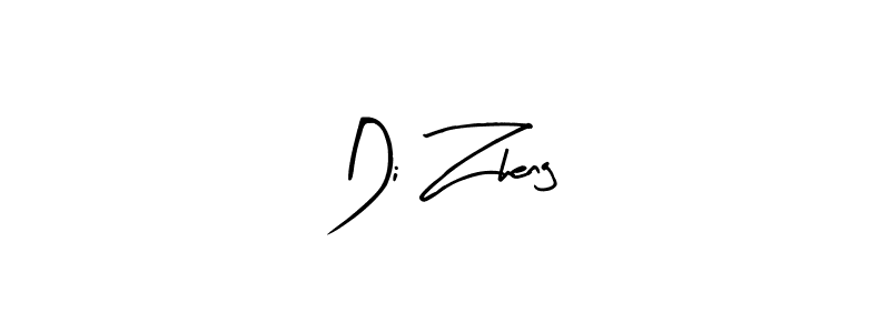 How to make Di Zheng name signature. Use Arty Signature style for creating short signs online. This is the latest handwritten sign. Di Zheng signature style 8 images and pictures png