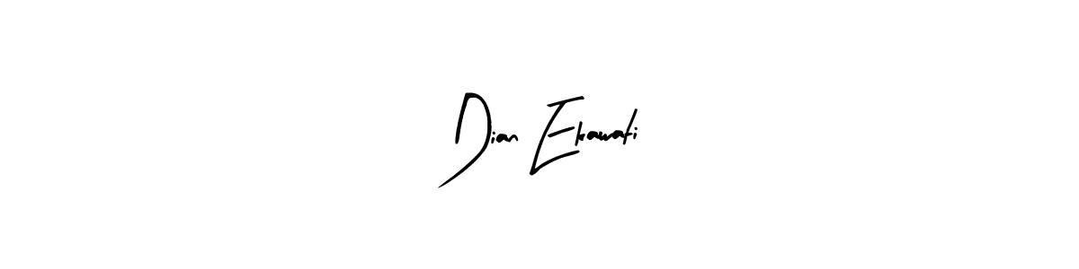 The best way (Arty Signature) to make a short signature is to pick only two or three words in your name. The name Dian Ekawati include a total of six letters. For converting this name. Dian Ekawati signature style 8 images and pictures png