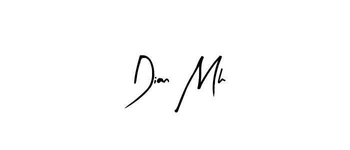 It looks lik you need a new signature style for name Dian Mh. Design unique handwritten (Arty Signature) signature with our free signature maker in just a few clicks. Dian Mh signature style 8 images and pictures png