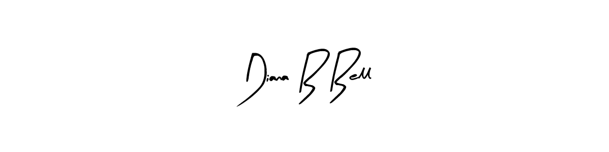 Diana B Bell stylish signature style. Best Handwritten Sign (Arty Signature) for my name. Handwritten Signature Collection Ideas for my name Diana B Bell. Diana B Bell signature style 8 images and pictures png