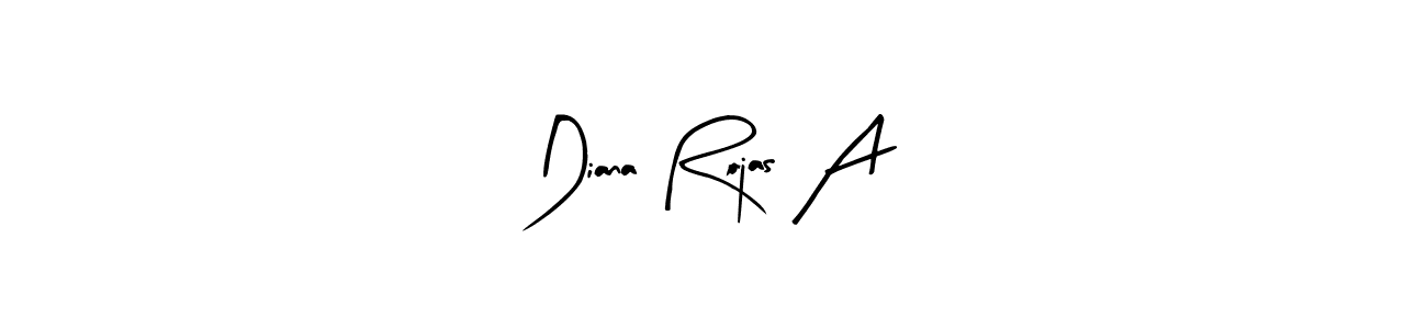 You can use this online signature creator to create a handwritten signature for the name Diana Rojas A. This is the best online autograph maker. Diana Rojas A signature style 8 images and pictures png