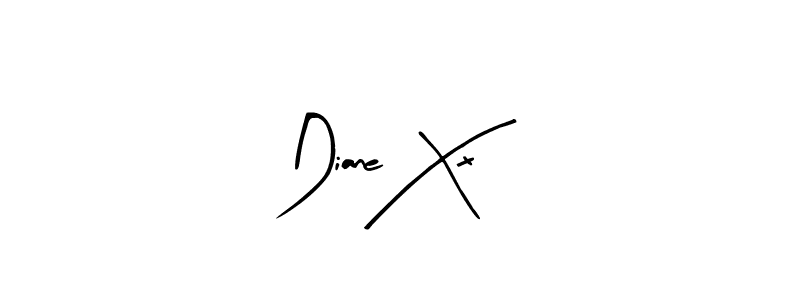 Arty Signature is a professional signature style that is perfect for those who want to add a touch of class to their signature. It is also a great choice for those who want to make their signature more unique. Get Diane Xx name to fancy signature for free. Diane Xx signature style 8 images and pictures png