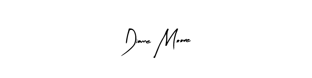 Create a beautiful signature design for name Dianne Moore. With this signature (Arty Signature) fonts, you can make a handwritten signature for free. Dianne Moore signature style 8 images and pictures png