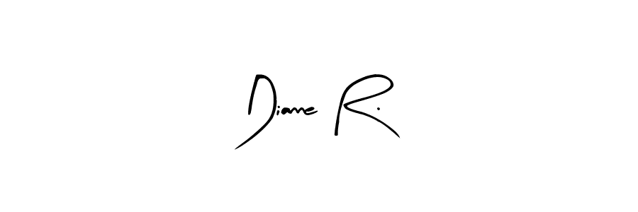 Make a beautiful signature design for name Dianne R.. With this signature (Arty Signature) style, you can create a handwritten signature for free. Dianne R. signature style 8 images and pictures png