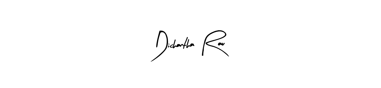 Dichantha Rau stylish signature style. Best Handwritten Sign (Arty Signature) for my name. Handwritten Signature Collection Ideas for my name Dichantha Rau. Dichantha Rau signature style 8 images and pictures png