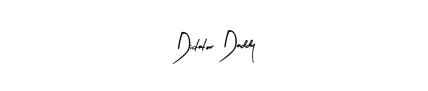 Arty Signature is a professional signature style that is perfect for those who want to add a touch of class to their signature. It is also a great choice for those who want to make their signature more unique. Get Dictator Daddy name to fancy signature for free. Dictator Daddy signature style 8 images and pictures png