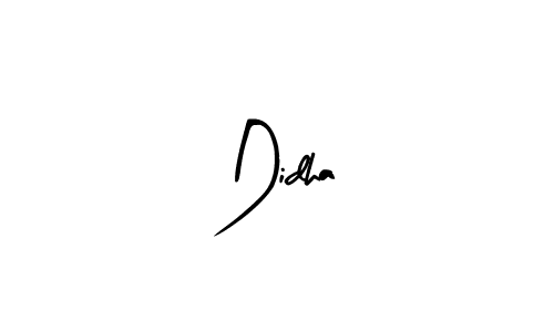 Make a beautiful signature design for name Didha. Use this online signature maker to create a handwritten signature for free. Didha signature style 8 images and pictures png