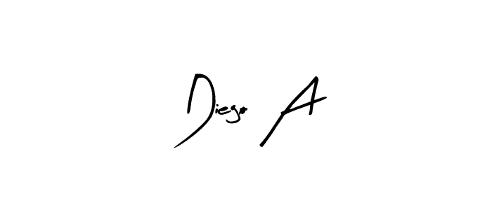 if you are searching for the best signature style for your name Diego A. so please give up your signature search. here we have designed multiple signature styles  using Arty Signature. Diego A signature style 8 images and pictures png
