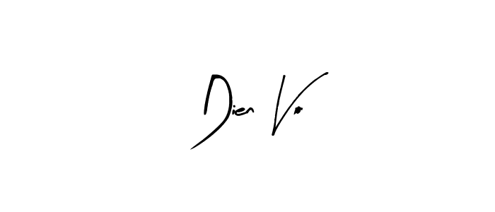 if you are searching for the best signature style for your name Dien Vo. so please give up your signature search. here we have designed multiple signature styles  using Arty Signature. Dien Vo signature style 8 images and pictures png