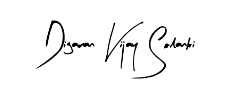 A classic penmanship look for Digaran Vijay Solanki. The Arty Signature font brings timeless elegance and confidence to every signed document. Digaran Vijay Solanki signature style 8 images and pictures png
