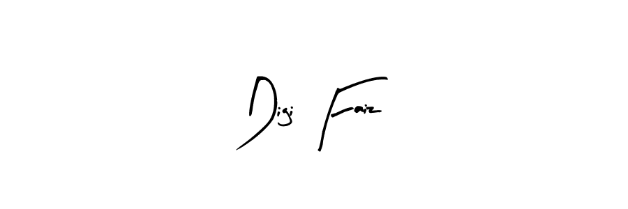 You should practise on your own different ways (Arty Signature) to write your name (Digi Faiz) in signature. don't let someone else do it for you. Digi Faiz signature style 8 images and pictures png