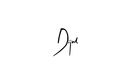 You should practise on your own different ways (Arty Signature) to write your name (Dijul) in signature. don't let someone else do it for you. Dijul signature style 8 images and pictures png