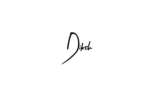 Similarly Arty Signature is the best handwritten signature design. Signature creator online .You can use it as an online autograph creator for name Diksh. Diksh signature style 8 images and pictures png